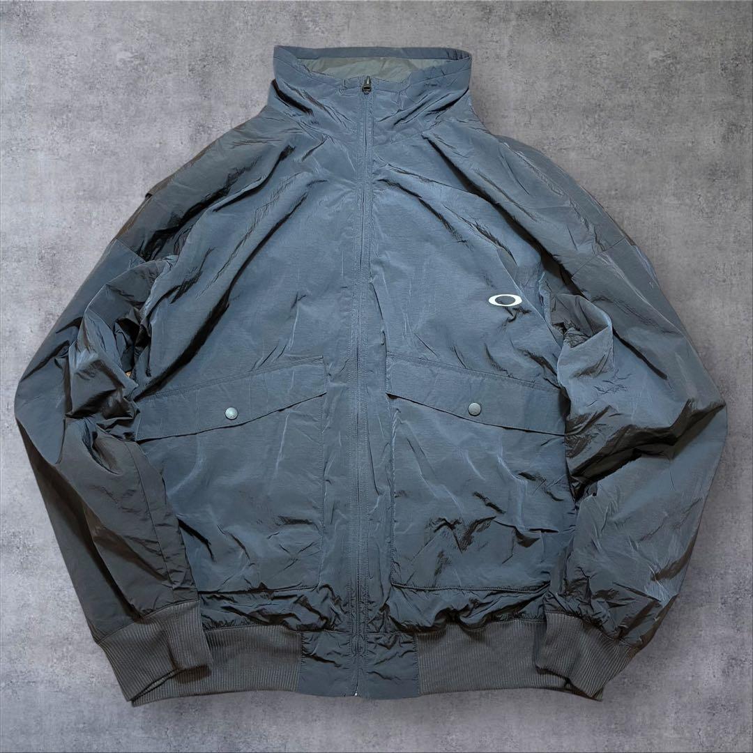 Y2K オークリー スイングトップ ナイロンジャケット ノームコア 2XL 黒