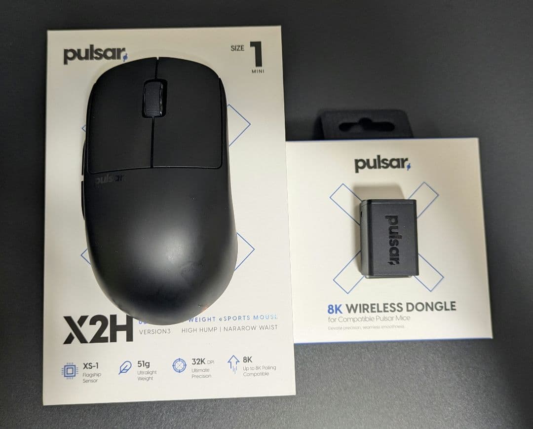 あ*様 【美品】Pulsar x2h v3 size1（mini） 8kドングル