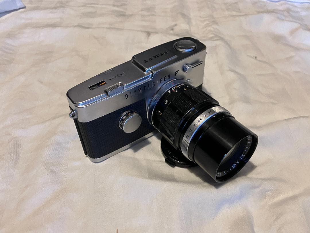 オリンパス Olympus pen ft 一眼レフ オールドレンズ付 作動品