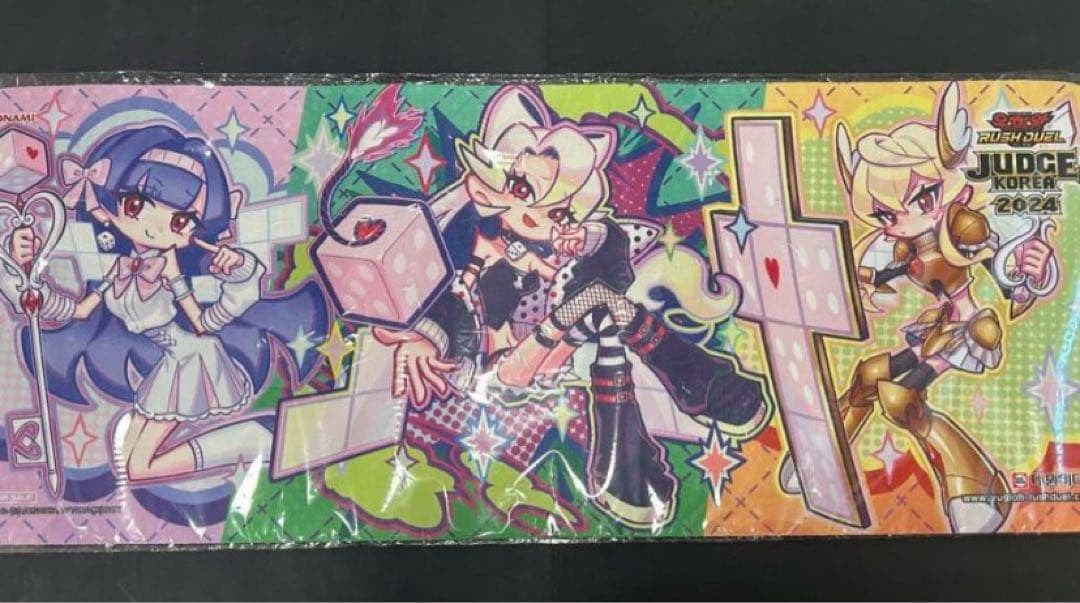 遊戯王ラッシュ ダイスマイトガール Judge プレイマット 公式 韓国　未開封