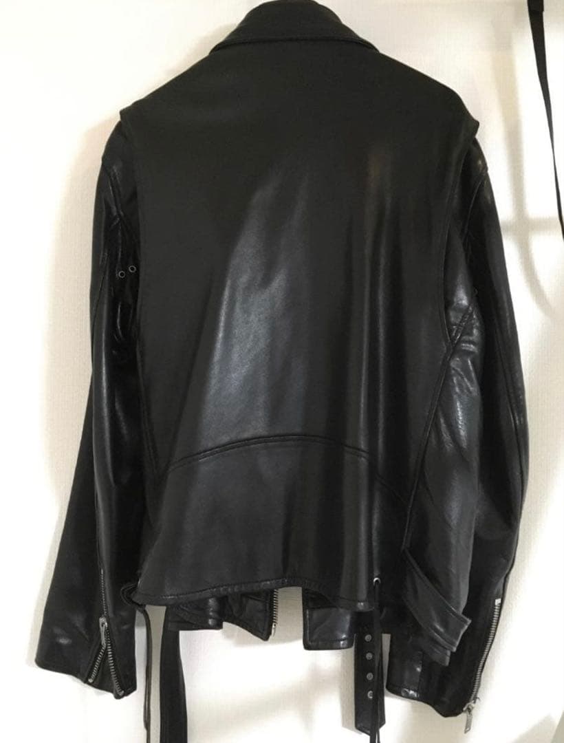 【サンローランL01好きの方】ライダースジャケット　XL相当