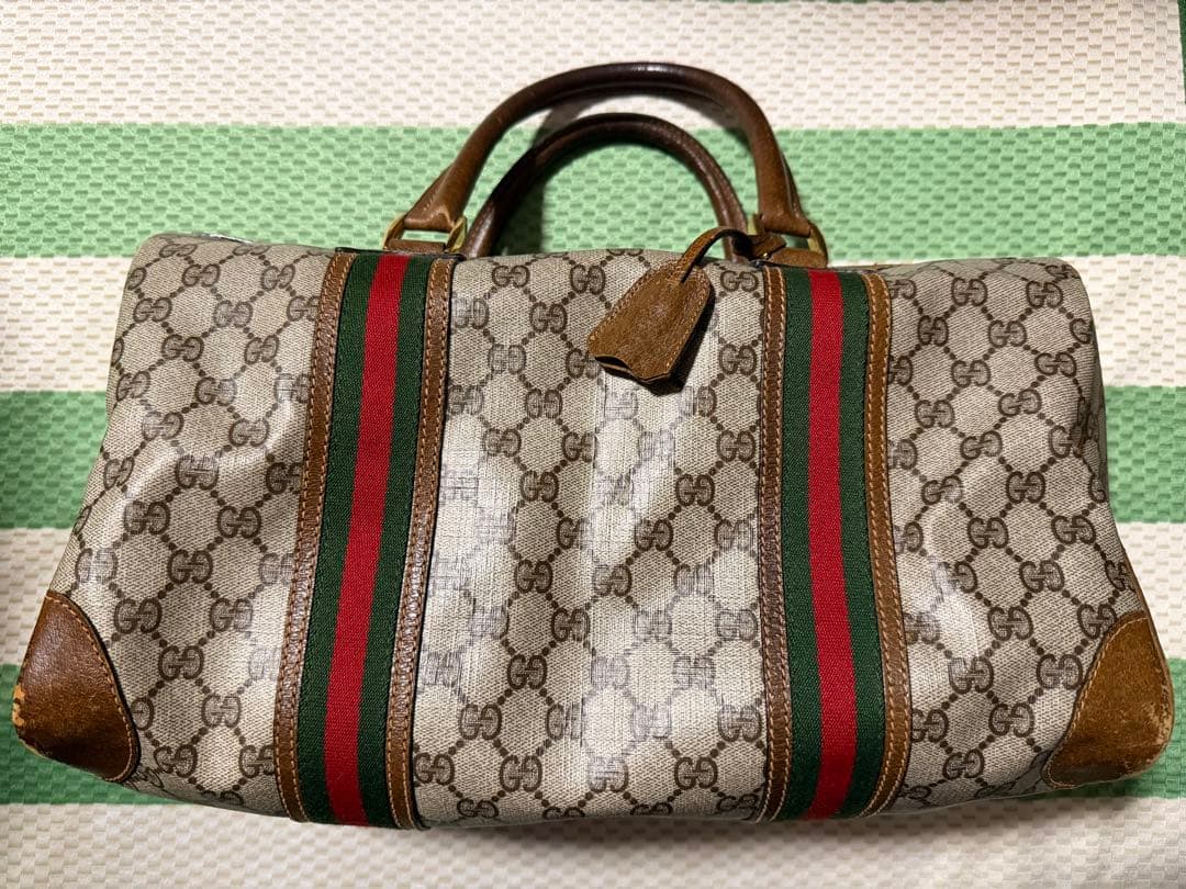 GUCCI グッチ鍵付きボストンバッグ
