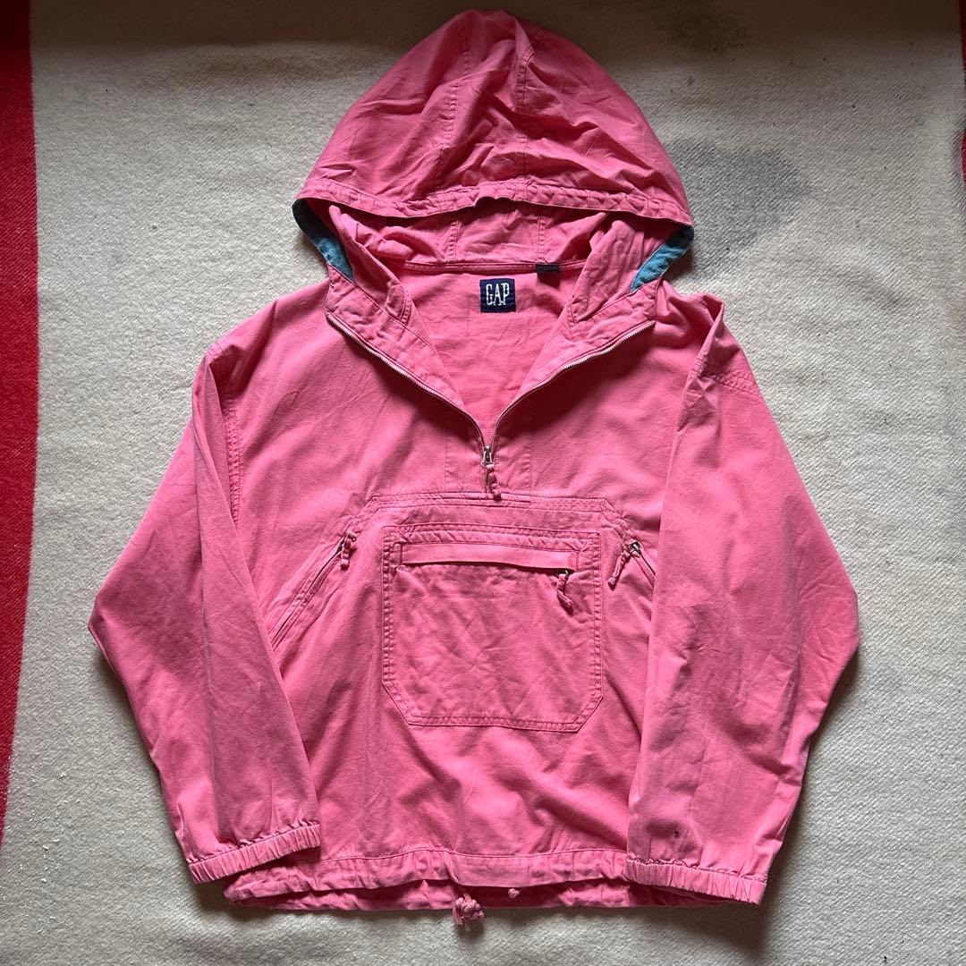 【GAP】90s オールドギャップ コットンアノラック ピンク 名作