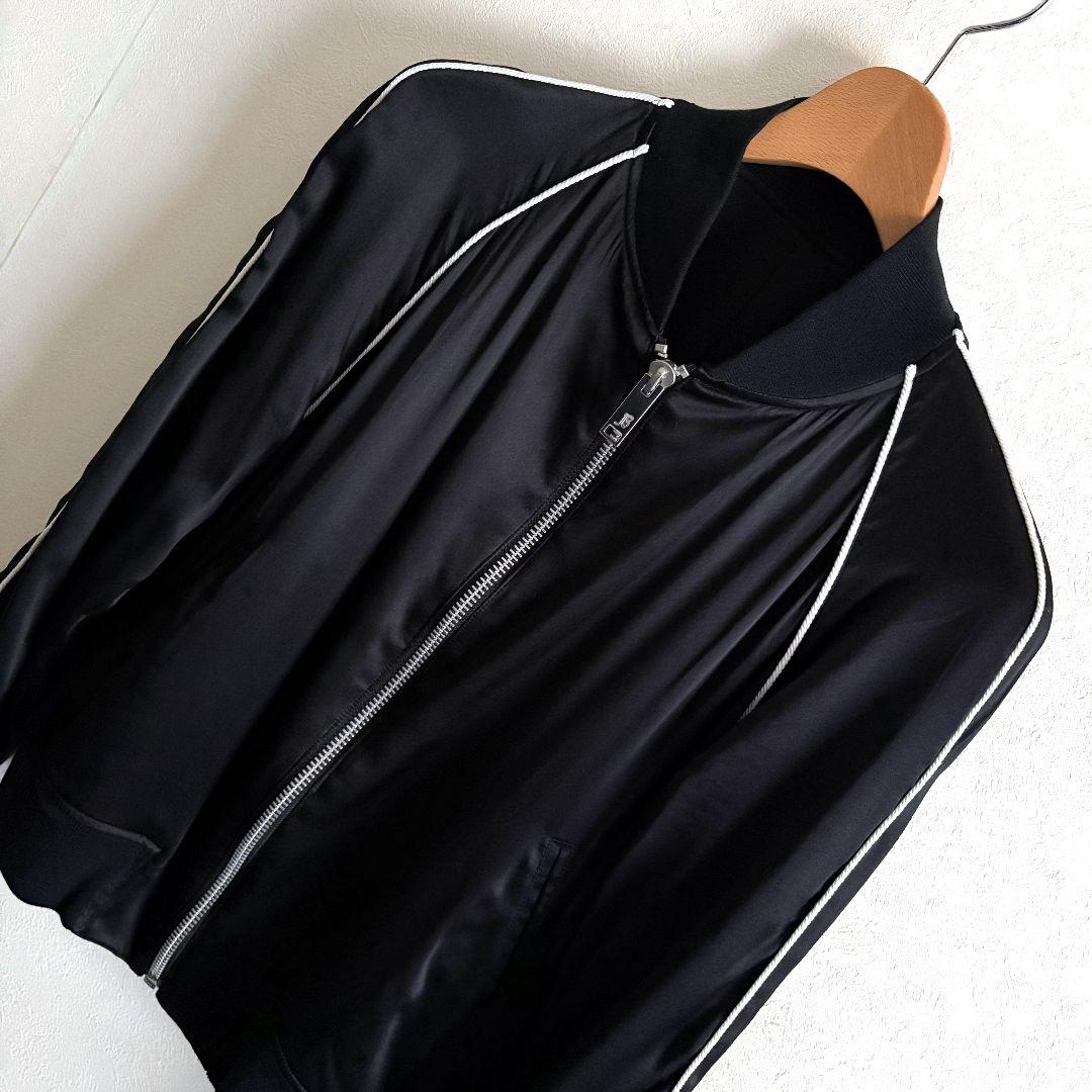 ジョンローレンスサリバン メンズ シルク スカジャン ボンバージャケットブルゾン