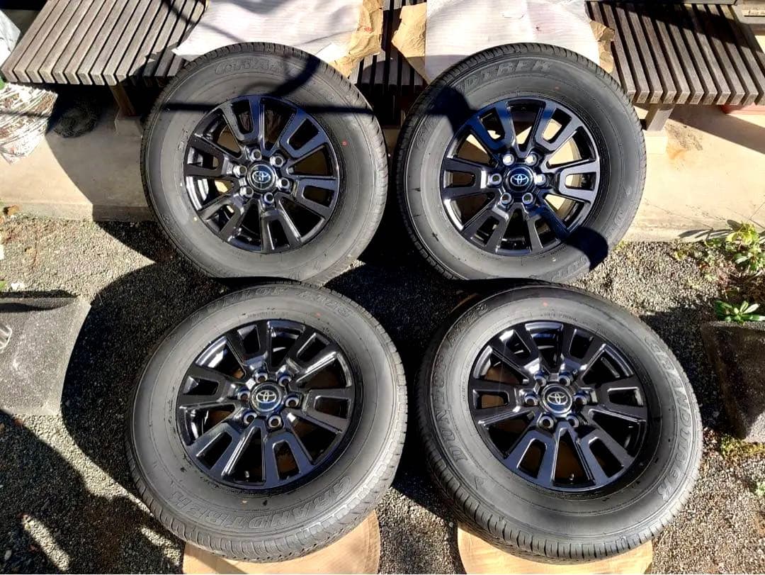 トヨタ 18インチ ホイールセット ランドクルーザー　ランクル　新品　新車外し