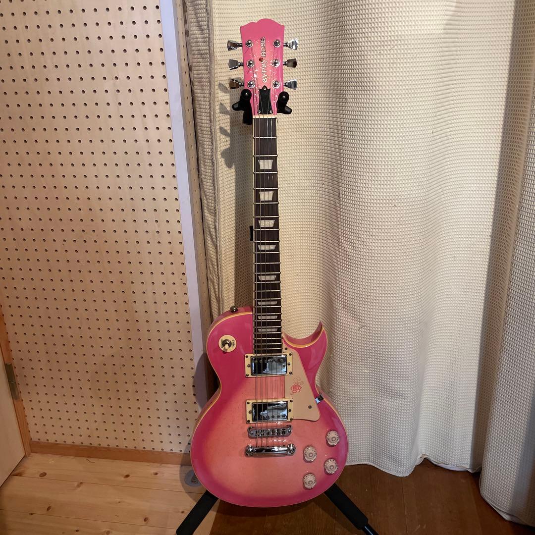Gypsy Rose レスポール エレキギター ピンク