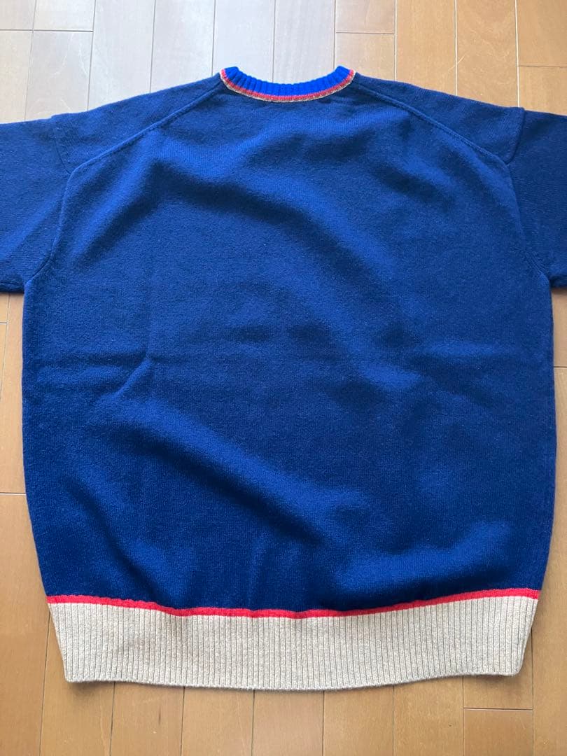 ネイビー 長袖ニット セーター　ニット